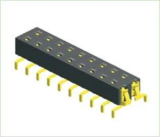2.54 mm Ceanntásc Mná Cineál Iontrála Dual Bun