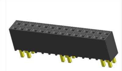 2.54 mm Cineál Ceanntásc Mná Díreach